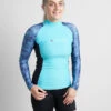 Womens Rash Top-Long Sleeved- SEAGRASS
