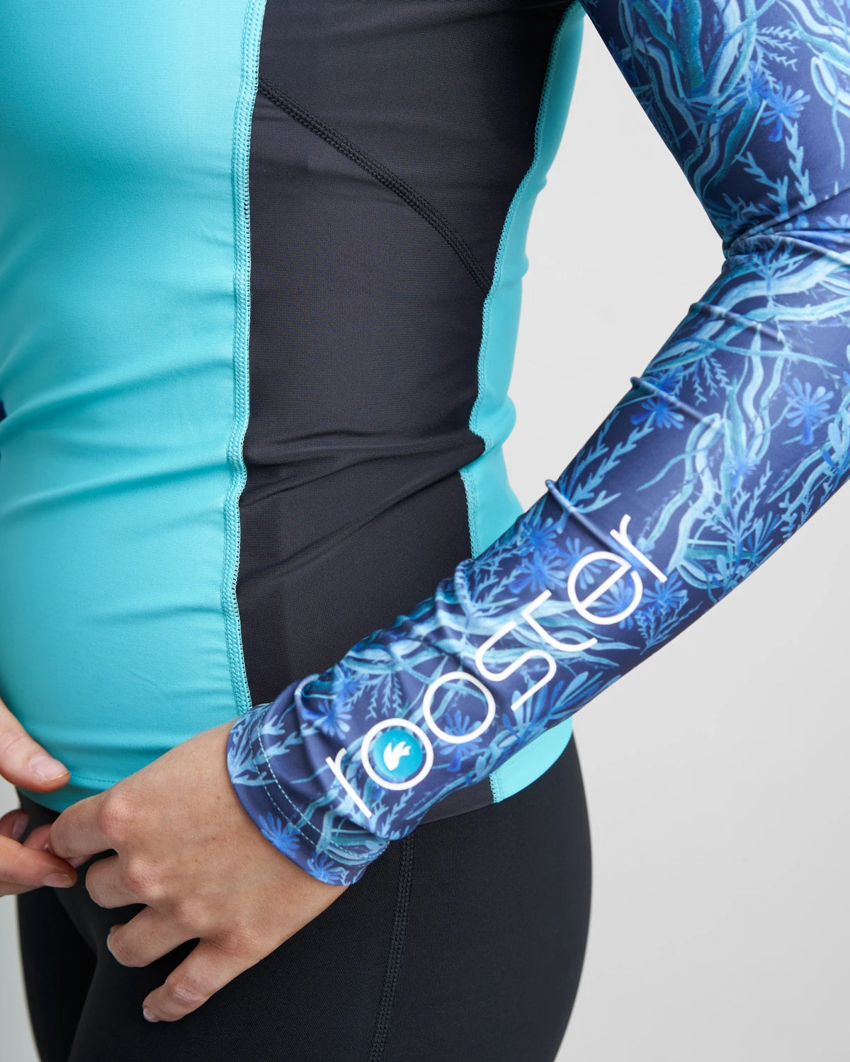 Womens Rash Top-Long Sleeved- SEAGRASS - Image 3