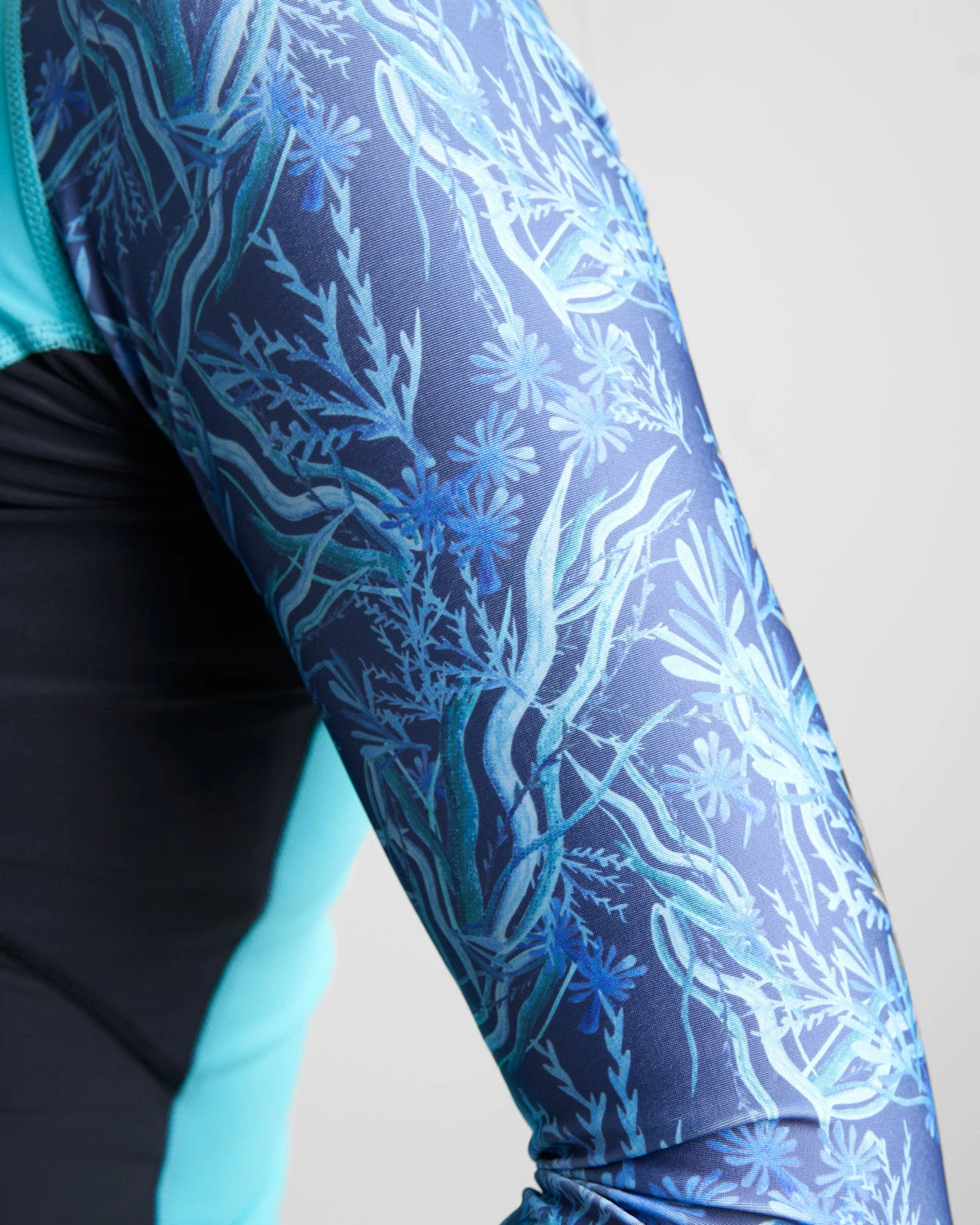 Womens Rash Top-Long Sleeved- SEAGRASS - Image 4