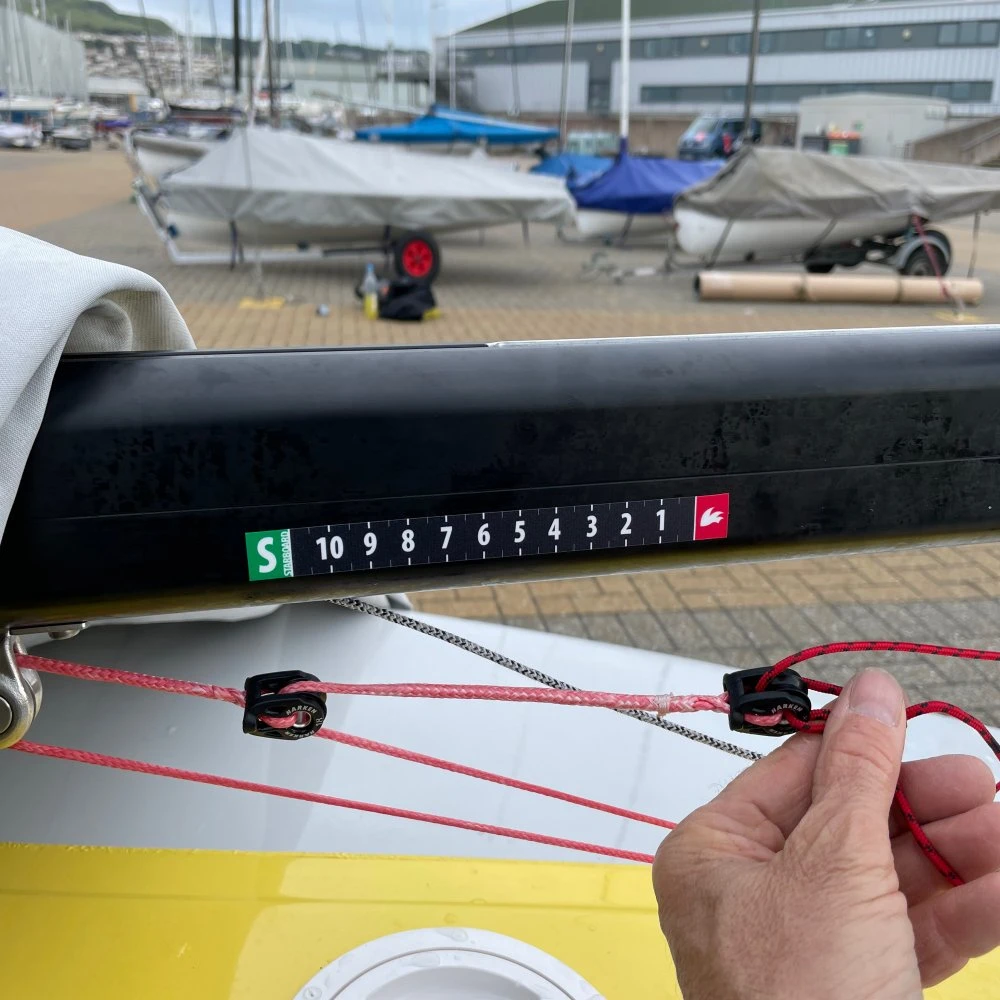 Calibration Sticker - Number Graduated Port/Starboard (16.5cm X 2cm) - Set Of 2 - Image 2