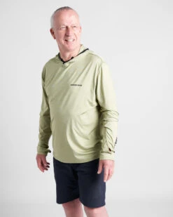 Outlet - Hooded Quick Dry UVF 50+ Tech T-Shirt Long Sleeved