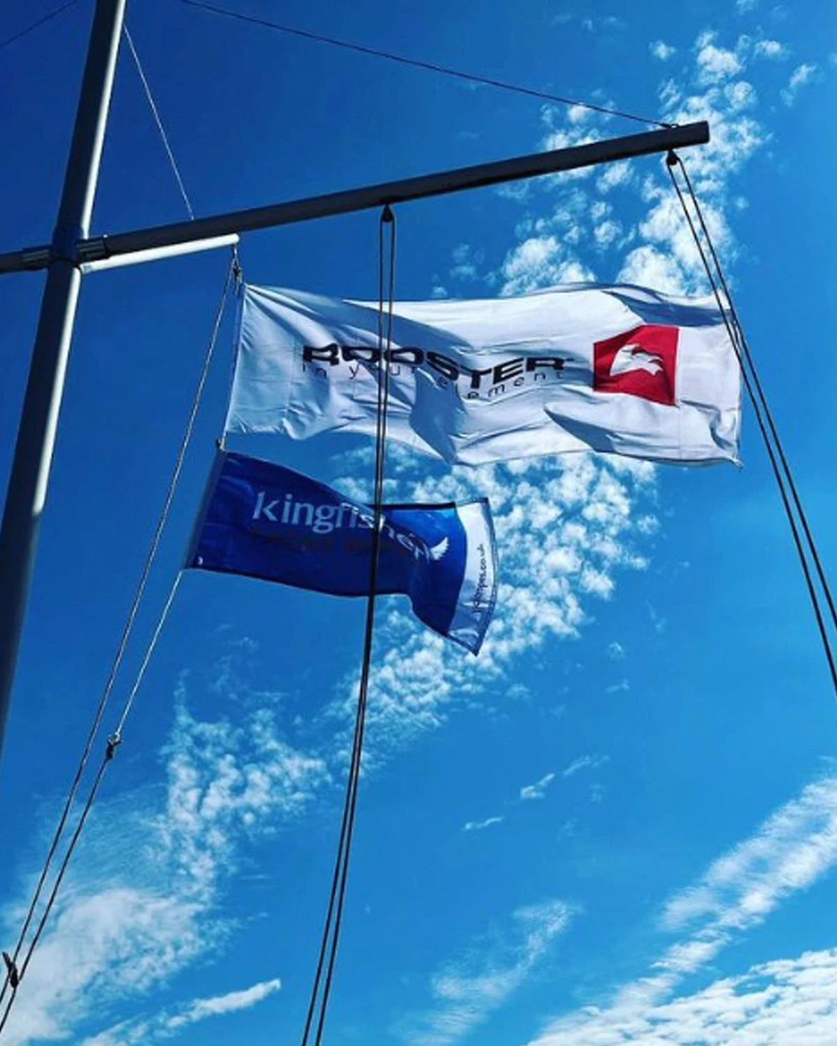 Rooster Standard Flag - 1.84m X 0.92m